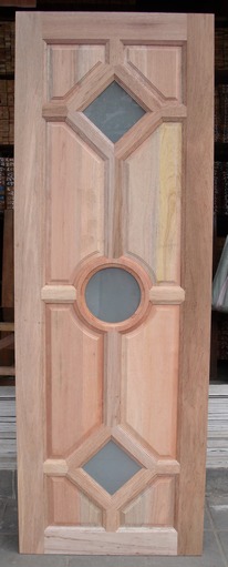 ประตูไม้เต็งแดง D2009 ขนาด80x200ซม.(ไม่รวมกระจก) ด้วยรูปแบบที่เรียบง่ายและได้ใจสำหรับคอบ้านโมเดิร์น