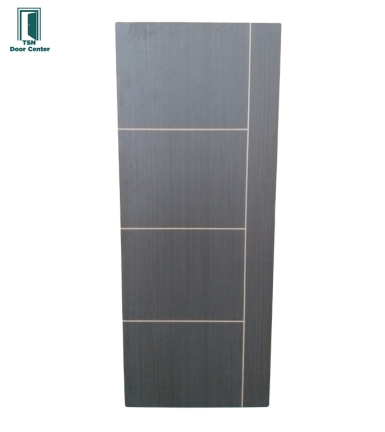 ประตูลามิเนต รุ่นEco  เซาะร่อง LE002 ขนาด 80x200ซ.ม. ใช้ภายในเท่านั้น  เซาะร่องตามแบบที่ต้องการได้