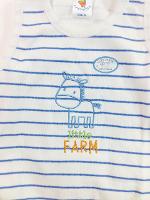 เสื้อผ้าเด็กอ่อนแบบเสื้อกล้าม+ขาสั้น (HH .3) ลาย (ปัก) ม้า little Farm