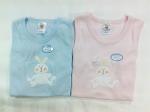 เสื้อผ้าเด็กอ่อนแบบเสื้อกล้าม+ขาสั้น (HH 171-C) มี 2 สี (สีชมพู,สีฟ้า)  Size M, L