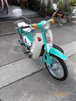 C90..สีเขียวมินท์..(คันที่8)..มีป้ายโค้งหน้าบังโคลน