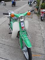 12. C70..สีเขียวมะนาว..(คันที่12)..สีเกล็ดมุข..ระบบCDI..ทะเบียน+ชุดโอน.