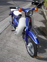 C70..สีม่วง..(คันที่5)..ระบบCDI..มีป้ายโค้งหน้าบังโคลน..ทะเบียนโอน..18500