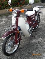 C90..สีน้ำตาลม่วงมุข..(คันที่2)..งานปัดเงา..ภาษีปี55+พรบ+ชุดโอน..22000