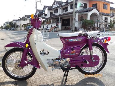 11.C70..สีชมพูม่วง..(คันที่11)..เครื่องดรีม..งานปัดเง า..ทะเบียน+ชุดโอน..22500