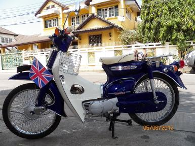 4. C90..สีน้ำเงินเหลือบม่วง..(คันที่4)..ระบบCDI