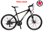 เสือภูเขา TRINX M306 เฟรมอลูมิเนียม เกียร์ 24 สปีด ดุมแบร์ริ่งสี ล้อ 26นิ้ว ล็อคโช๊ค