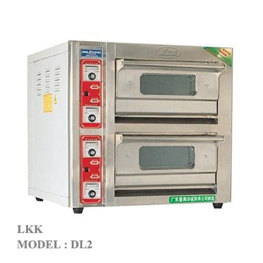 DL2 : ELEC. OVEN 2-DECK 2-TRAY {INCLUDE ALU. 2 TRAY} , 220 v. 7000 w.