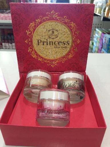 Princess White white Face Skin Care ครบเซ็ต 3ตลับ 10g. ราคา 900- 370 บาท