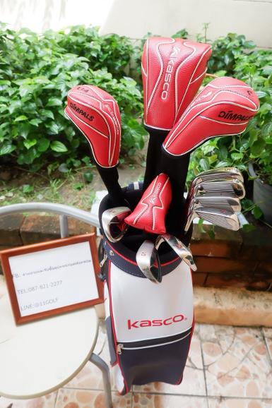 ไม้กอล์ฟพรีเมี่ยมครบชุด !!! KASCO DIMPLUS VI ครบชุด พร้อมถุง สภาพนางฟ้า