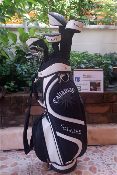 ไม้กอล์ฟครบชุด พร้อมถุงกอล์ฟ สำหรับสุภาพสตรี Callaway Solaire