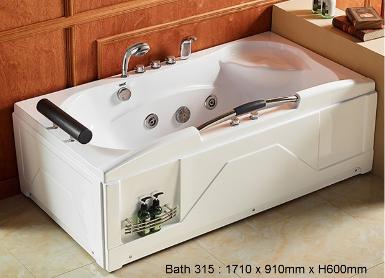 BATH 305 – 1710 x 910 mm x H 600mm