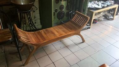 Teak Beach Item Code TBI18 size 1200 mm. wide 360 mm.high 340 mm.